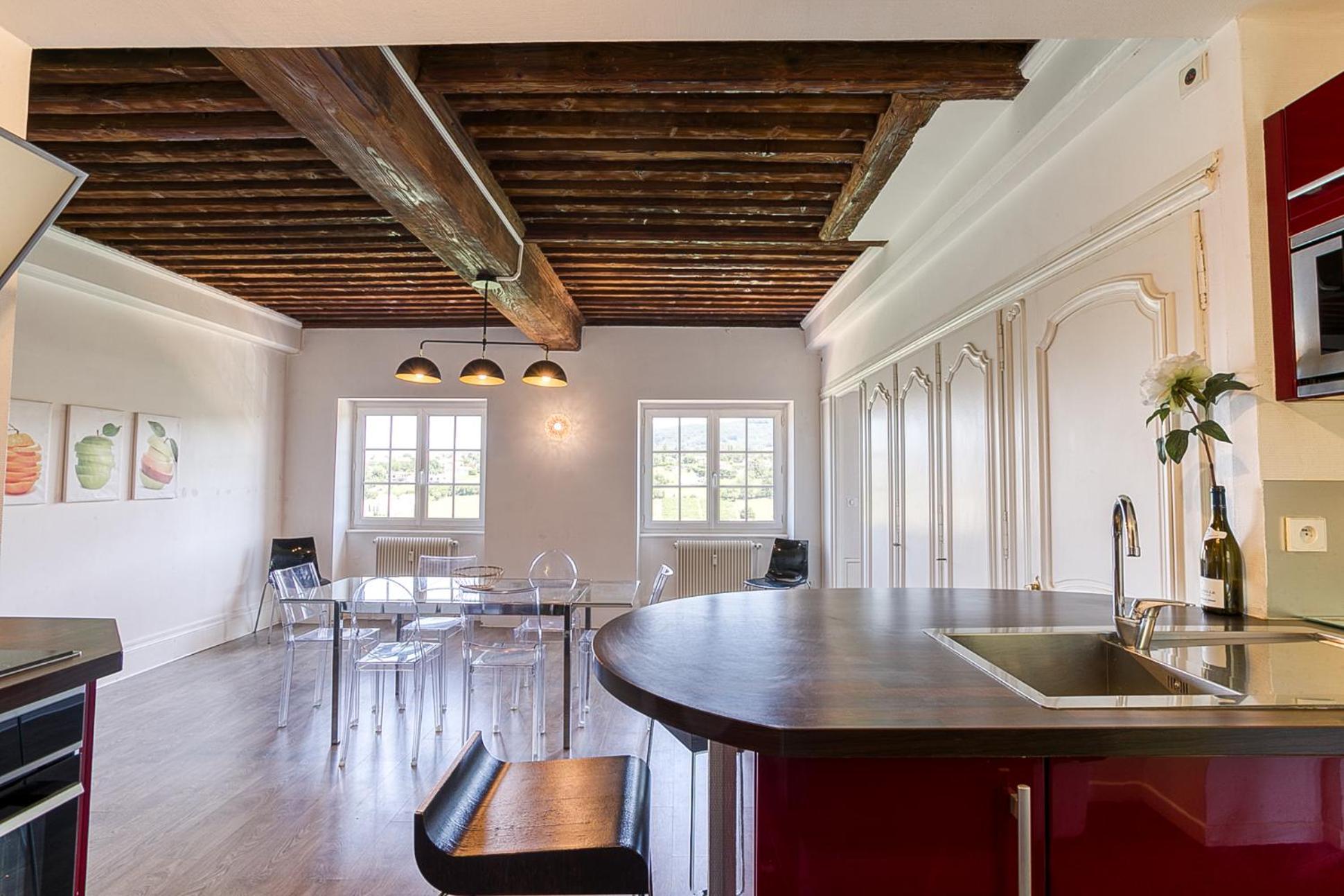 Sejourner Au Chateau De La Roue Grand Appartement 리시우 외부 사진