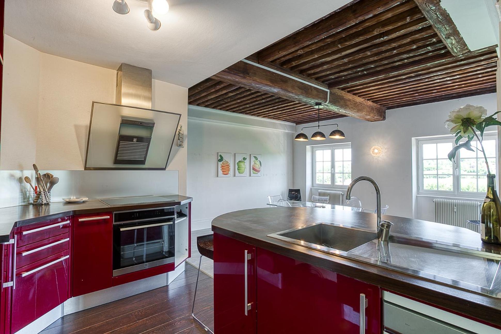 Sejourner Au Chateau De La Roue Grand Appartement 리시우 외부 사진