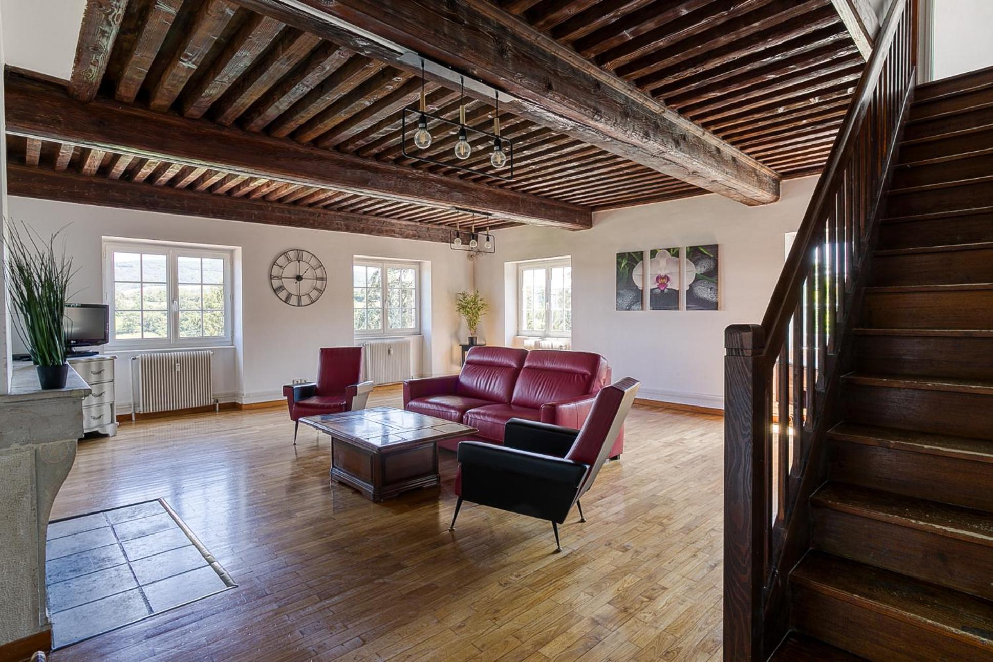 Sejourner Au Chateau De La Roue Grand Appartement 리시우 외부 사진