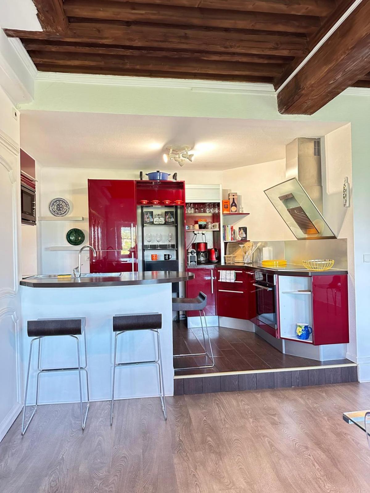 Sejourner Au Chateau De La Roue Grand Appartement 리시우 외부 사진