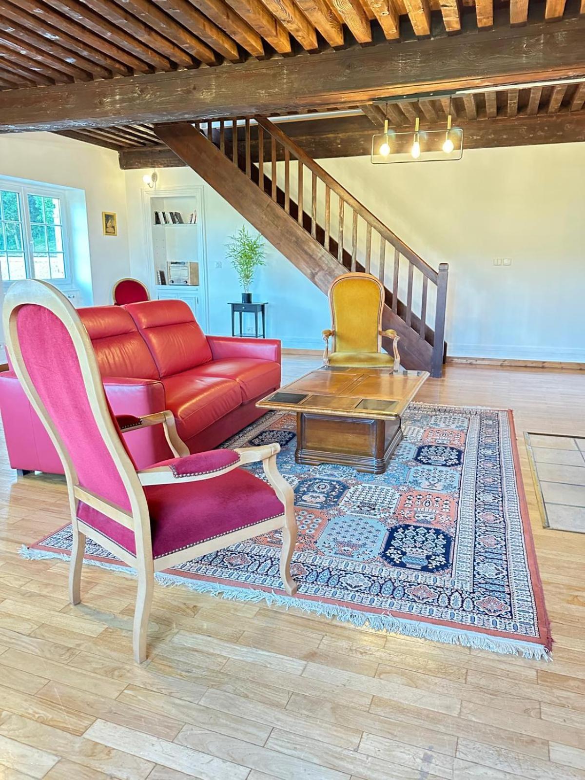 Sejourner Au Chateau De La Roue Grand Appartement 리시우 외부 사진