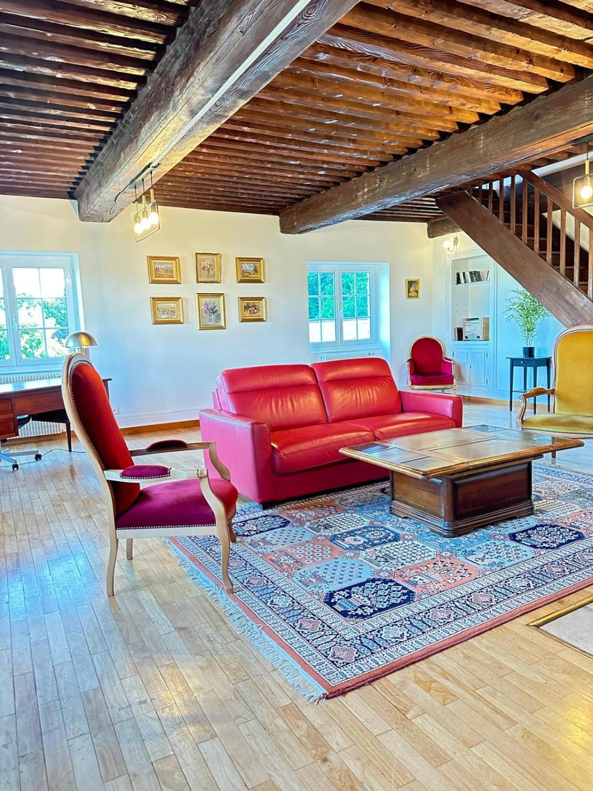Sejourner Au Chateau De La Roue Grand Appartement 리시우 외부 사진